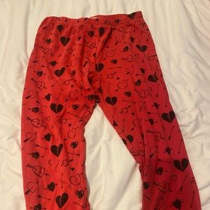 Heart KNOX wild fox size large sweatpants